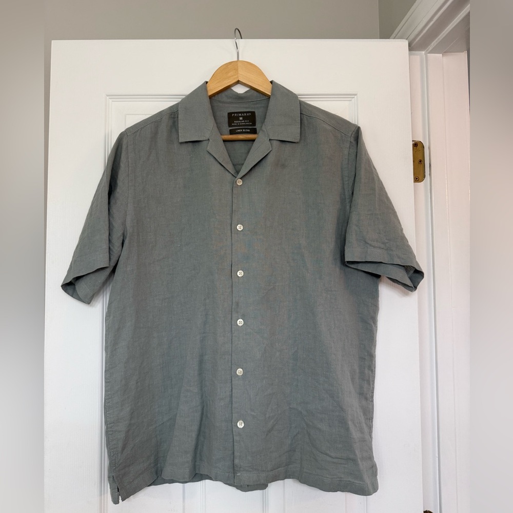 J. Crew Gray Casual Button Down Shirt Relaxed Fit
